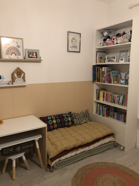 Coin lecture dans une chambre