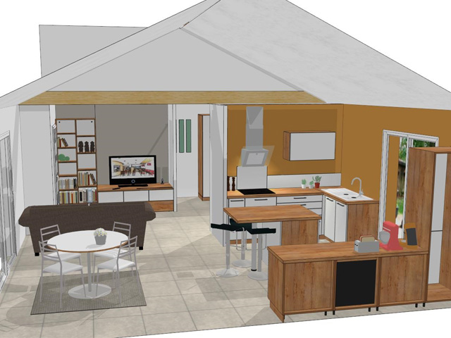 Dessin 3D - vue d'ensemble