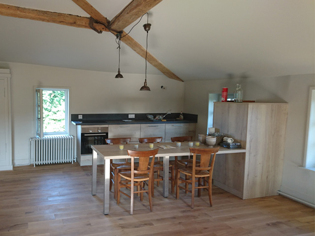 Petite cuisine dans un gîte